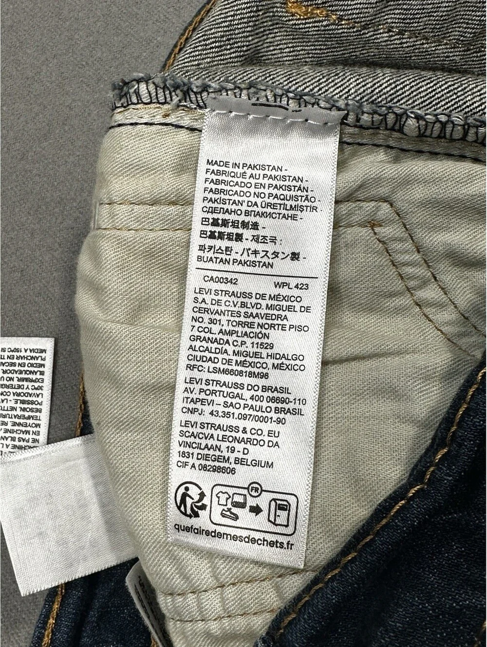 Levi’s 514 Men’s Jeans Blue Denim W34 L30.5 Straight Fit